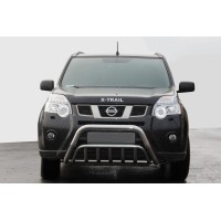Передняя защита WT002 (нерж) для Nissan X-trail T31 2007-2014 гг