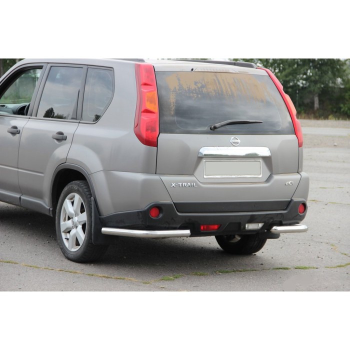 Задні кути AK003 (2 шт., нерж.) для Nissan X-trail T31 2007-2014рр