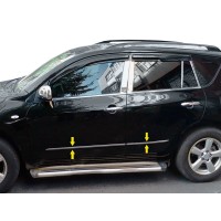 Молдинг дверей (нерж) для Toyota Rav 4 2006-2013 гг