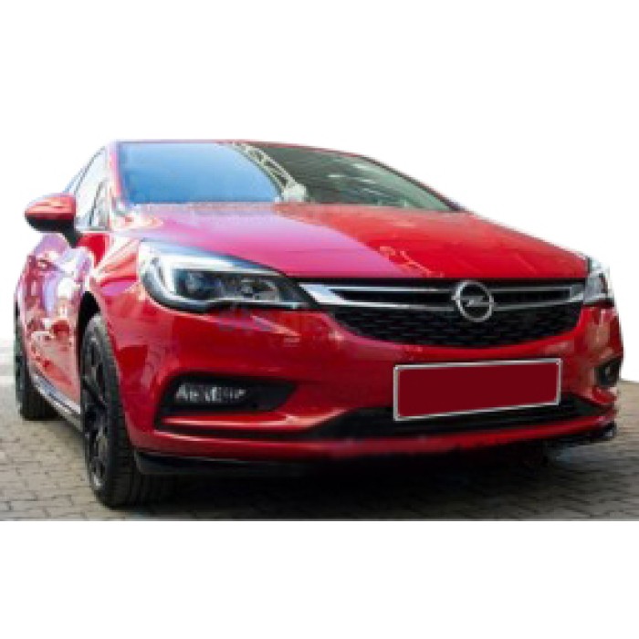 Передня нижня накладка HB (під фарбування) для Opel Astra K 2016-2021 рр