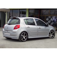 Бокові пороги (під фарбування) для Renault Clio III 2005-2012 рр