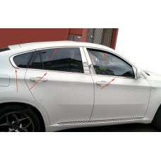 Повна окантовка вікон (10 шт., нерж.) для BMW X6 E-71 2008-2014 рр