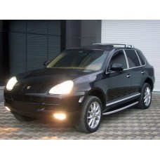 Бокові пороги Fullmond (2 шт., алюм.) для Porsche Cayenne 2003-2010 рр