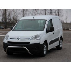 Кенгурятник WT007 (нерж.) для Citroen Berlingo 2008-2018 рр