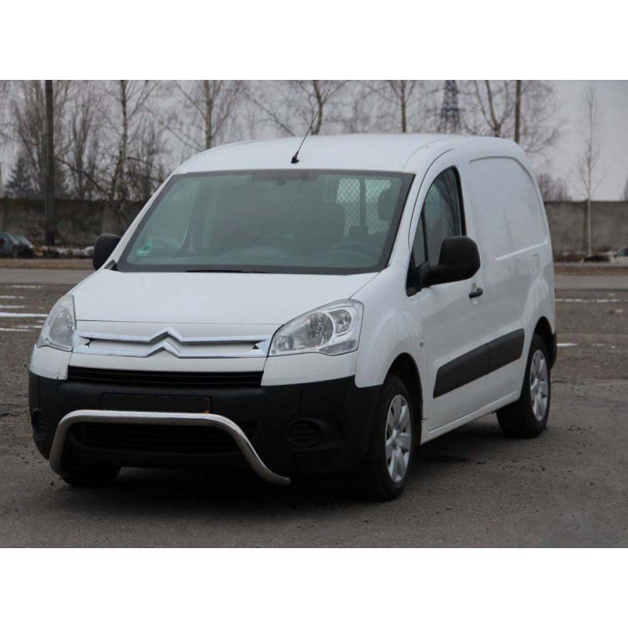 Кенгурятник WT007 (нерж.) для Peugeot Partner Tepee 2008-2018 рр