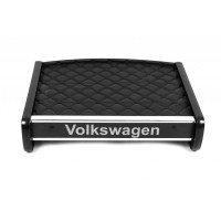 Полиця на панель (Чорна з чорною ниткою) для Volkswagen T5 Transporter 2003-2010 рр