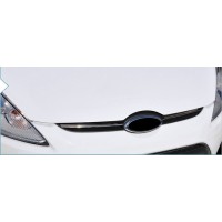 Накладка на решетку (2 част., нерж.) для Ford Fiesta 2008-2017 гг