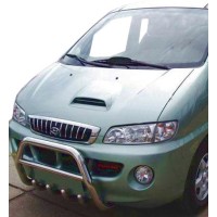Кенгурятник WT003 (нерж.) для Hyundai H200, H1, Starex 1998-2007 гг