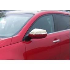 Накладки на дзеркала (2 шт., нерж.) для Kia Sportage 2010-2015 рр