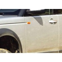 Накладки на ручки (4 шт., нерж.) для Land Rover Discovery II