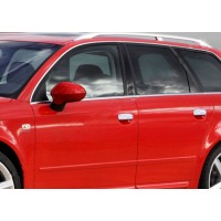 Накладки на ручки (4 шт, нерж) для Seat Exeo 2008-2013 рр