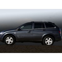 Зовнішня окантовка вікон (6 шт, нерж) для SsangYong Kyron 2005-2014 рр