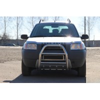 Кенгурятник QT007 (нерж.) для Land Rover Freelander I