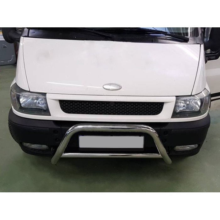 Кенгурятник WT006 (нерж) для Ford Transit 2000-2014 гг