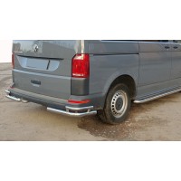 Задние уголки AK003-Double (2 шт, нерж) для Volkswagen T6