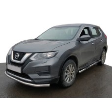 Передній захист ST008 (нерж) для Nissan X-trail T32 / Rogue 2014-2021 рр