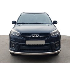 Передній захист ST008 (нерж) для Chery Tiggo 3