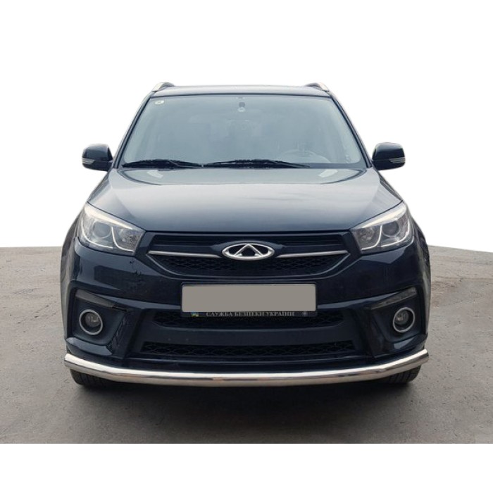 Передній захист ST008 (нерж) для Chery Tiggo 3