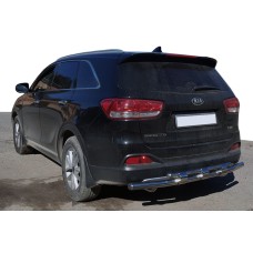 Задняя дуга AK015 (нерж.) для Kia Sorento XM 2009-2014 гг