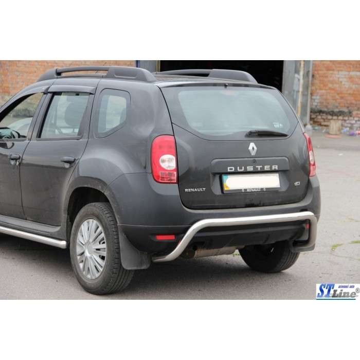 Задняя дуга скоба AK007 (нерж.) для Renault Duster 2008-2017 гг