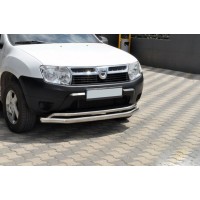 Передняя защита ST017 (нерж.) для Renault Duster 2008-2017 гг