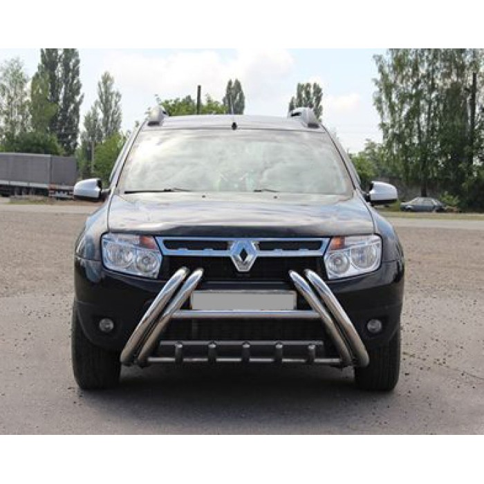 Кенгурятник WT01 (нерж) для Renault Duster 2008-2017 гг