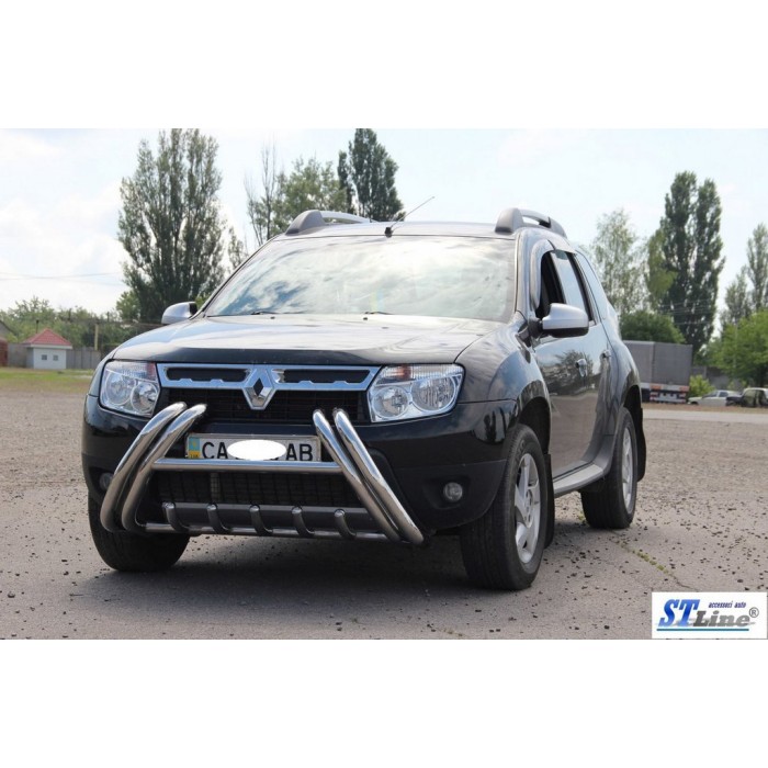 Кенгурятник WT01 (нерж) для Renault Duster 2008-2017 гг