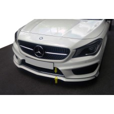 Накладка на решітку бампера (нерж) для Mercedes CLA C117 2013-2019 рр