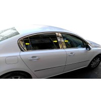 Накладки на стойки (нерж) для Peugeot 508 2010-2018 гг