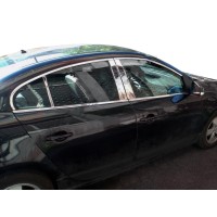Накладки на стойки (нерж) для Renault Fluence 2009-2016 гг