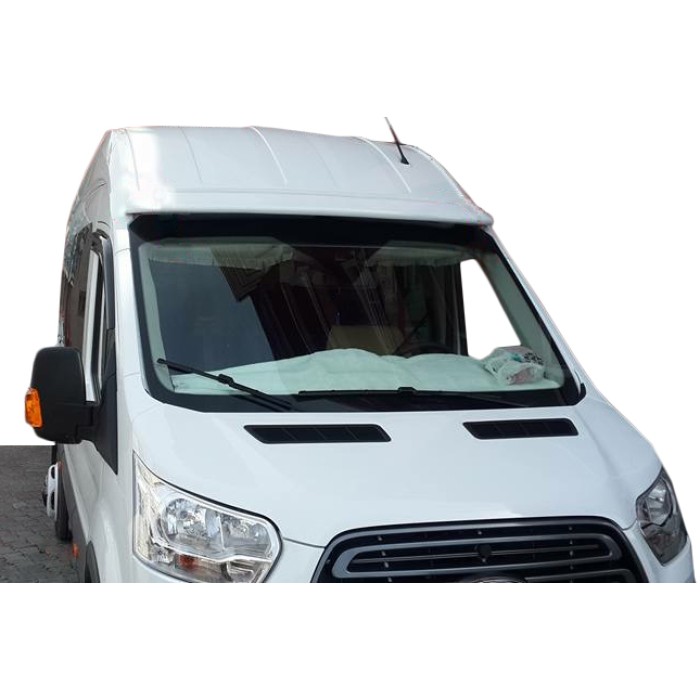 Козирьок на лобове скло V1 (на клей, під фарбування) для Ford Transit 2014- рр