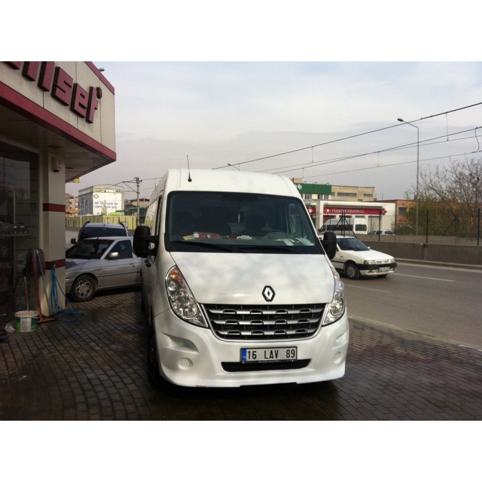 Передній бампер Gecme (накладка, під фарбування) для Renault Master 2011-2023 рр