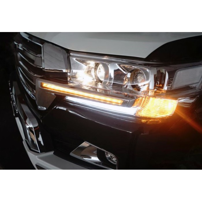 Вії з LED (2016-2025) для Toyota Land Cruiser 200