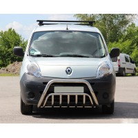 Кенгурятник WT002 (нерж.) для Renault Kangoo 2008-2020 гг