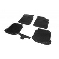 Резиновые коврики (4 шт, Niken 3D) для Skoda Octavia I Tour A4 1996-2010