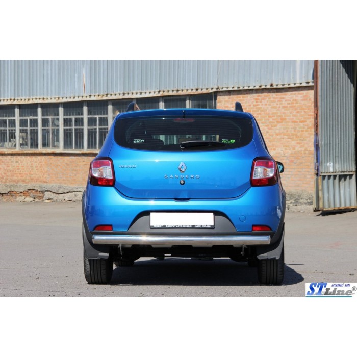 Задняя дуга AK002 (нерж) для Dacia Sandero 2013-2020 гг