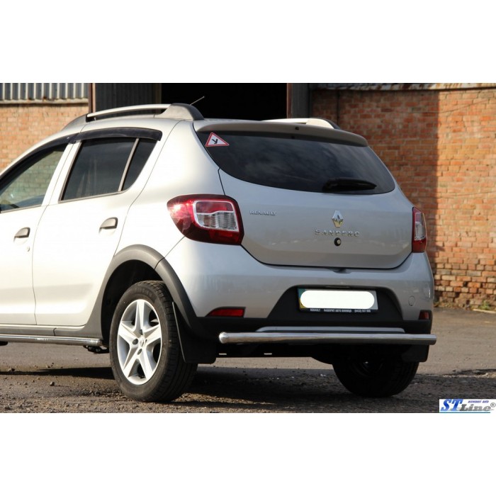 Задняя дуга AK002 (нерж) для Dacia Sandero 2013-2020 гг