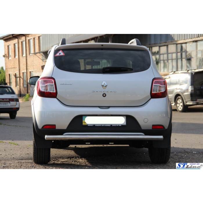 Задняя дуга AK002 (нерж) для Dacia Sandero 2013-2020 гг