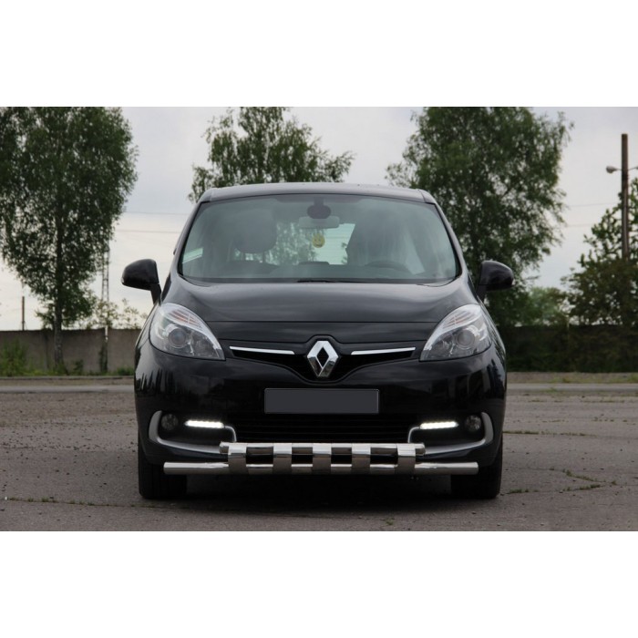 Передня дуга ST015 (нерж.) для Renault Scenic/Grand 2009-2016 рр