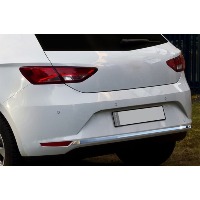 Кромка бампера (нерж.) для Seat Leon 2013-2020 рр