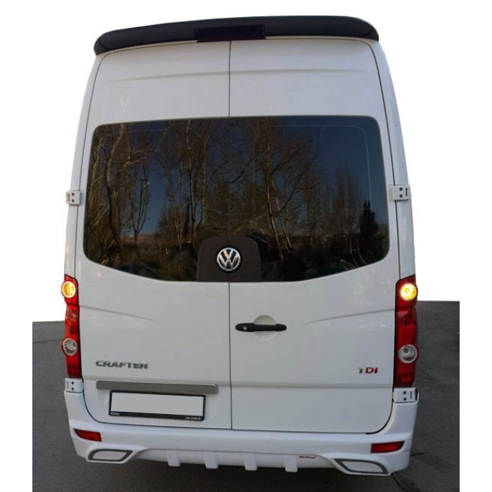 Накладка на задній бампер V2 (під фарбування) для Mercedes Sprinter W906 2006-2018 рр