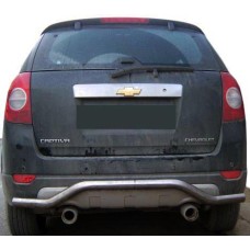 Задняя дуга AK008 (нерж.) для Chevrolet Captiva 2006-2019 гг