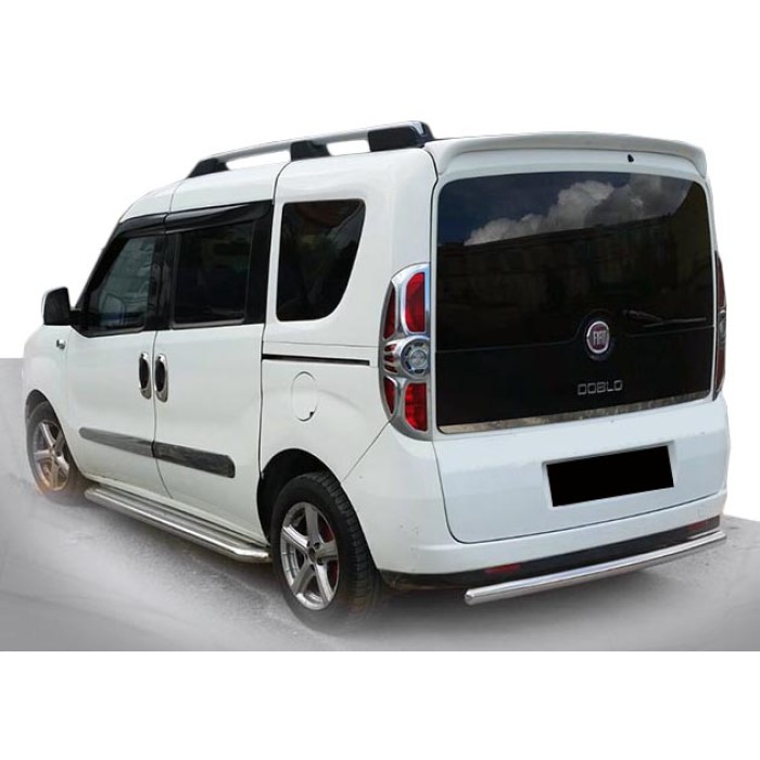 Задняя дуга AK002 (нерж.) для Fiat Doblo II 2010-2022 гг