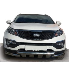 Передній захист ST009-15 (2013-2015, нерж.) для Kia Sorento XM рр