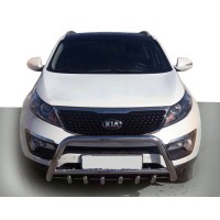 Кенгурятник WT003-1 (нерж.) для Kia Sorento XM 2009-2014 гг