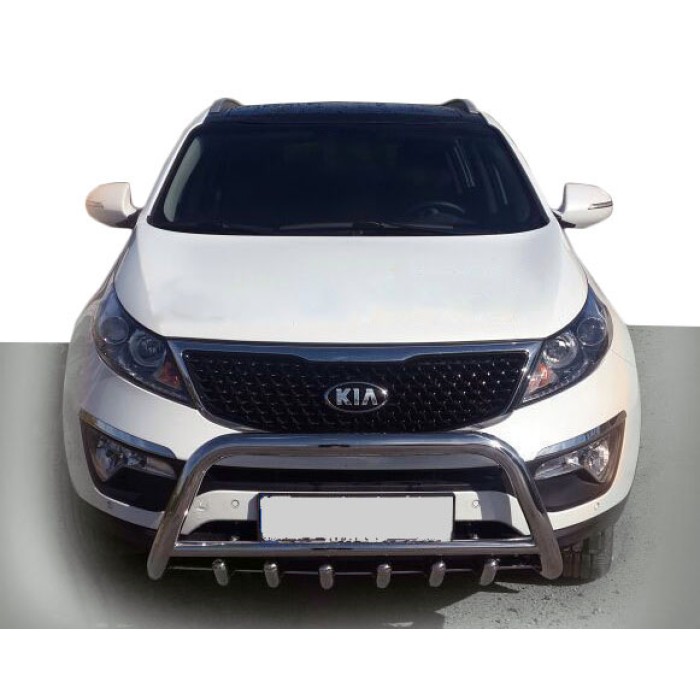 Кенгурятник WT003-1 (нерж.) для Kia Sorento XM 2009-2014 гг