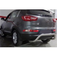 Задняя дуга AK007 (нерж.) для Kia Sportage 2010-2015 гг