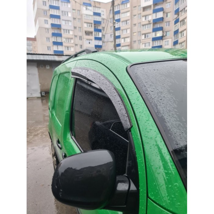 Вітровики (2 шт., Sunplex Sport) для Renault Kangoo 2008-2020 рр