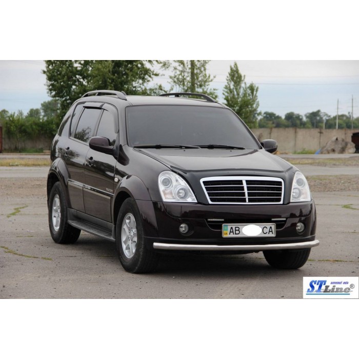 Передній захист ST008 (нерж) для SsangYong Rexton I 2001-2017 рр