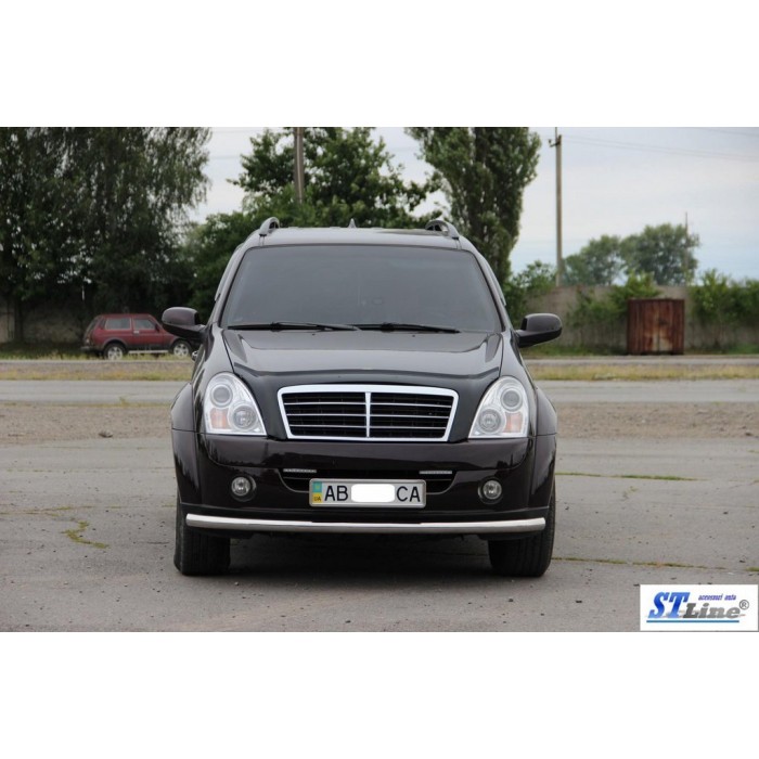 Передній захист ST008 (нерж) для SsangYong Rexton I 2001-2017 рр